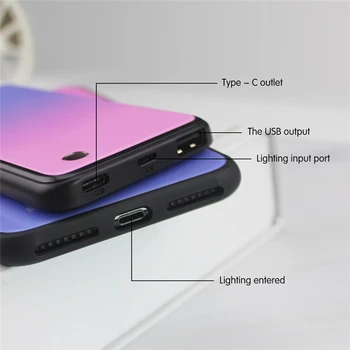 Magnētiskā Akumulatora Lādēšanas Vāciņu Galaxy S7 Akumulatora korpusa Bezvadu PowerBank Akumulatoru Lādētāju, Ja Samsung Galaxy S8 S8 Plus