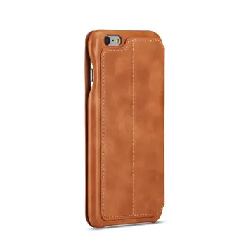 Magnētiskā Classic Leather Case For iPhone 6 / 6S / 7 / 8 Flip Kartes Slota Stāv Vāks Apple iPhone6 iPhon7 iPhone8 Coque Būtiska