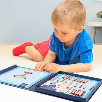 Magnētiskā Loģika, Matemātika Spēles galda Spēle Montessori Bērnu Izglītības Domāšanas Apmācību Rotaļlietas, Ziemassvētku Un jaungada Bērnu Dāvanu