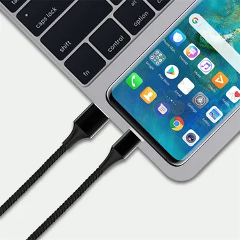 Magnētiskā Micro USB Kabelis Priekš iPhone, Samsung Android Ātri Magnēts Uzlādes Lādētājs USB C Tipa Kabeli Mobilā Tālruņa Vadu Stieples