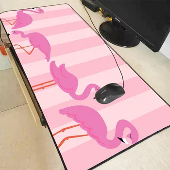 Mairuige Rozā Flamingo Ātrums Tastatūras Mat Lielu peles paliktnis Spēļu Pele Spilventiņu, Galda Mat Spēle Atskaņotājs Desktop PC Datoru, Klēpjdatoru