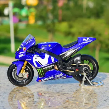 Maisto 1:18 2018 GP Sacīkšu Yamaha YZR-M1 Rūpnīcas Sacīkšu Komandu 46# 25# Lējumiem Sakausējuma Motocikla Modeli Rotaļlietas