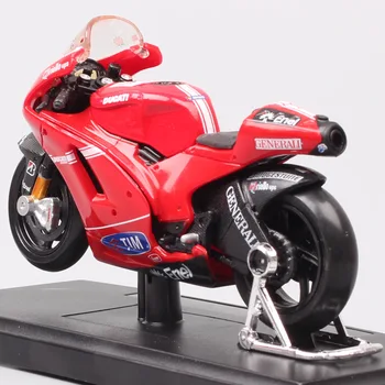 Maisto 1:18 mini Ducati Desmosedici RR GP10 2010 No. 69 Nicky Hayden motociklu Diecasts & Rotaļlietu Transportlīdzekļu sacīkšu modelis velosipēdu suvenīru