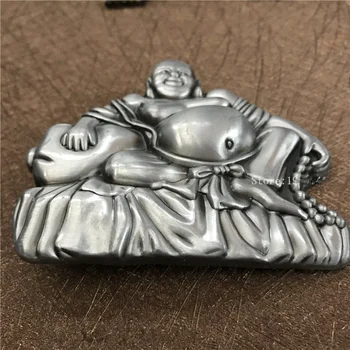 Maitreja Buda Metāla Jostas Sprādzes Seno Ķīniešu Budisms Sprādzes Fit 4cm Plata Josta Vīriešu,Sieviešu Džinsi,Apģērbu aksesuāri