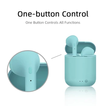 M&J TWS krāsains Bezvadu mini Bluetooth Earbuds Bezvadu Austiņas stereo Portatīvie Matēts Macaron sporta Bluetooth 5.0 Austiņas