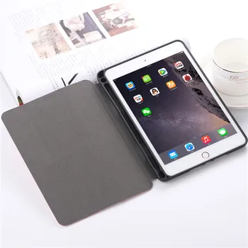 Marmora Āda Smart Tablet Vāks iPad 10.2 2019 Lietā Par iPad Pro 12.9 11 2020 2018 3 Reizes Stāvēt Magnētisko Smart Cover Gadījumā