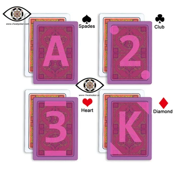 Marķēta spēlējot kārtis,burvju krievu tiltu lielums spēlējot kārtis, lai infrasarkano lēcu, anti cheat poker, burvju triki, klājiem