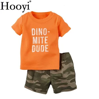 Maskēšanas Dino Bērnu Drēbes Uzvalku Baby Boy Apģērbs, Zīdaiņu Komplekti T-Krekls Camo Bikses Bikses Jaundzimušo Apģērbs 6 9 12 18 24 Mēneši