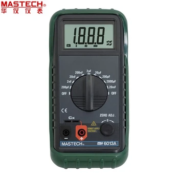 MASTECH MS6013A (MY6013A) Kondensators Testeri Tecrep portatīvais Digitālais Kapacitātes Mērītājs 200pF-20mF Elektriskās Pārbaudes Diagnostikas rīks