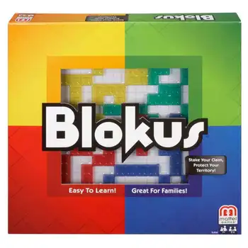 Mattel Spēles Blokus Ģimenes Fun Galda Spēle Mājas Izklaides Spēlē Grupa Rotaļlietas