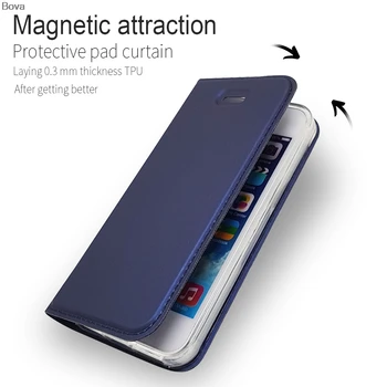 Matēts Seifa Lieta Flip Cover Case for Nokia 3 Magnētisko adsorbcijas telefonu gadījumā Nokia 3.1 Plus 3.2 biznesa stils