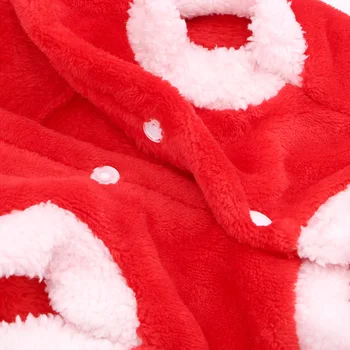 Maziem Suņiem Kaķiem Santa Kostīms Pet Suņu Apģērbu Ziemassvētku Suņu Apģērbu Kaķēns, Kucēns, Apģērbs Pelēkā Vārna Siltu Apģērbu Aksesuāri