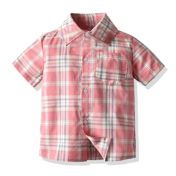 Mazulis Zēnu Apģērbu Komplekts Toddler Krekls Drēbes Kokvilnas Pleds Drukāt Topi Roupa Infantil Krekls Kopumā Svītrainas Bikses
