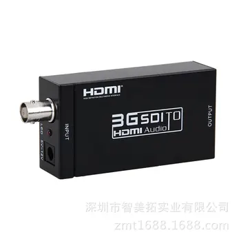 Mazumtirdzniecības Mini HD 3G SDI, HDMI Pārveidotājs Adapteris Atbalsta HD-SDI / 3G-SDI Signālu Rāda uz HDMI Displejs Bezmaksas Piegāde