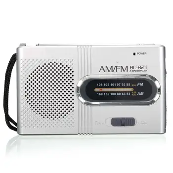 Mazās pārnēsājamās AM FM teleskopisko antenu radio pasaulē uztvērēja skaļruņu mini Radio FM radio radio
