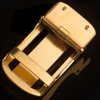 McParko Metāla Jostas Sprādzes Automātiskā Nerūsējošā tērauda Jostas Sprādzes vīriešiem Luksusa jostas sprādzes 35mm Modes Zīmola Dizaina Stilu