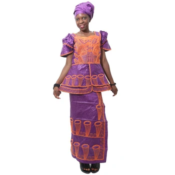 MD 2020. gadam Drēbes Africaine Dienvidāfrikas Dāmas Apģērbu Bazin Riche Dashiki Top Svārki Uzvalks Sieviešu Krekls, Svārki Nigērijas Turban Headtie