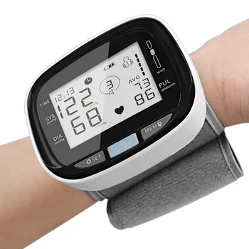 Medicīnas Rokas Digitālās asinsspiediens, Sirdsdarbības BP Monitors Tensiometer BP Pulsa Ātrumu Metrs Manometrs Automātisks Sphygmomanometer