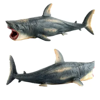 Megalodon Aizvēsturiskos Haizivis Okeāna Izglītības Dzīvnieku Attēls Modelis Bērniem, Rotaļlietas, Dāvanu Haizivis Modelis Rotaļu Vairāk nekā 3 gadus vecs Dropship
