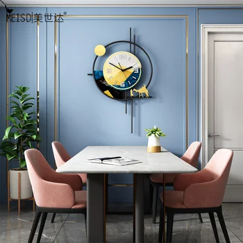 MEISD Kvalitātes Metāla Pulkstenis Drukāšanas Zīmēšanas Kvarca Mākslas Mūsdienu Dizaina Skatīties Mājas Dekors Dzīvojamā Istaba Horloge Bezmaksas Piegāde 2020 JAUNAS