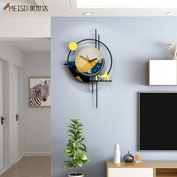 MEISD Kvalitātes Metāla Pulkstenis Drukāšanas Zīmēšanas Kvarca Mākslas Mūsdienu Dizaina Skatīties Mājas Dekors Dzīvojamā Istaba Horloge Bezmaksas Piegāde 2020 JAUNAS