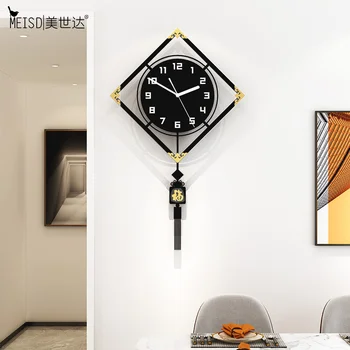 MEISD Kvarca Izslēgt Sienas Pulkstenis Vintage Tradicionālā Ķīniešu Retro Skatīties Mājas Dekoru Karājas Horloge Bezmaksas Piegāde 2020 