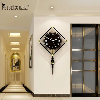 MEISD Kvarca Izslēgt Sienas Pulkstenis Vintage Tradicionālā Ķīniešu Retro Skatīties Mājas Dekoru Karājas Horloge Bezmaksas Piegāde 2020 