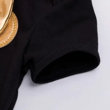 Meitene Bērnu Drēbes Uzvalku Kāpšanas Uzvalks, Īsi Svārki Galvas saiti 3 Gabali Karikatūra Priekšgala-kaklasaite Kokvilnas Baby Romper Uzvalks