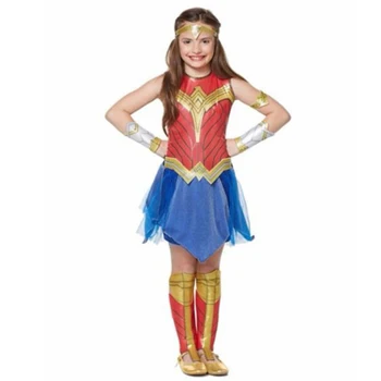 Meitene Purima Super Varonis Sieviete Cosplay Super Meitene Līgas Diana Tērpu Halloween Karnevāls Puses Masku
