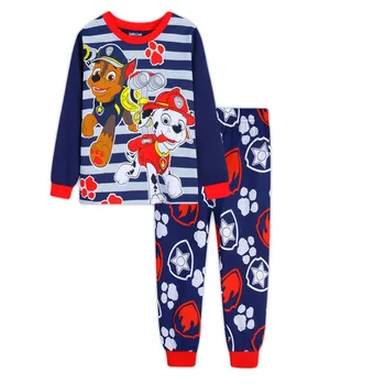 Meitenes Drēbes no 2 Līdz 7 Gadu Tērpi Karikatūra Chase Suns Māršala Kucēni Bērnu Pidžamas divdaļīga garām piedurknēm Bērniem Pijamas