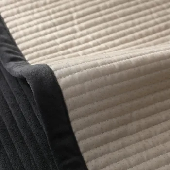Melna balta Kokvilnas Sofa Cover Slipcovers Dīvāns Frekvencēs dvieļu Dīvāns Attiecas uz Dzīvojamās Istabas Dīvāna Pārsegs 1gb