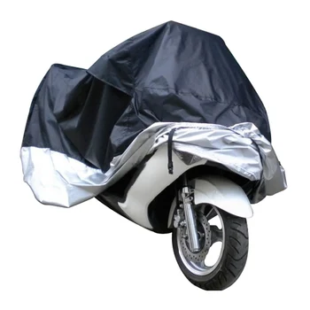 Melns ar Sudraba/Sarkans/Zaļš Motocikls Segtu Ūdensizturīgs Āra UV/Putekļu Aizsargs Lietus nepievelk putekļus Segums, Motocikla, Motorollera