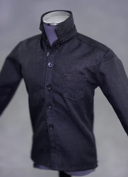Melns Krekls & Džinsiem, Uzvalku Karavīrs Apģērbu Komplekts 1:6 Vīriešu Apģērbu Rīcības Attēls Accessoies 12 collu Vīriešu Attēls Lelle