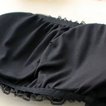 Melns Sexy Bra Komplekti Mežģīnes Raibs Caurule Top + Apakšbikses, Sievietes Cieta Apakšveļas Modes Mežģīnes Bezvadu Krūšturis, Biksītes Komplekts Baltā Krāsā