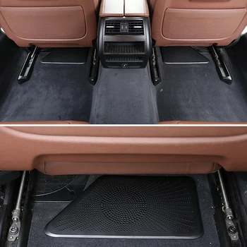 Melns sēdeklis gaisa izplūdes ventilācijas uzlīmes Usc-11 G12 AC Sildītājs apdares Grīdas zem sēdekļa ieplūdes Kanāla Režģi Uz BMW 7. Sērija 2016-2019