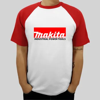 Melns T-krekls Makita Rūpniecības rokas Instrumenti Vīriešu T krekls, T-Krekls Jaunums Atdzist Topi Vīriešu reglāns Piedurknēm t t
