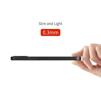 Memumi Super Slim Case for iPhone 12 Pro Matēts Aizmugurējo Vāciņu priekš iPhone 12 Pro Ultra Plānas Gadījumā 0.3 mm Minimālisma pret Skrāpējumiem