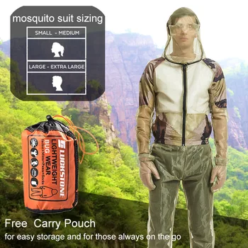 MENFLY Acs Anti-bišu Uzvalks Āra Savvaļas Zvejas Piedzīvojumu kukaiņiem Apģērbu Komplekts Tūrisma Pārgājieni Anti-moskītu Kodums Drēbes