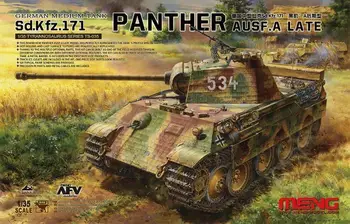 Meng TS-035 Modelis 1/35 Sd.Kfz.171 Panther Ausf.Vēlu otrā pasaules KARA vācu
