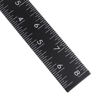 Metāla L-Kvadrātveida Forma Raibs Lineālu, lai Pielāgotu Apģērbu Rakstu, Padarot Kuģi collu un metrikas 20*30cm Noteikums