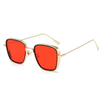 Metāla Steampunk Saulesbrilles Vīriešiem, Sievietēm Zīmola Dizaina Modes Sunglass Vintage Punk, Saules brilles Augstas Kvalitātes UV400 Toņos Brilles