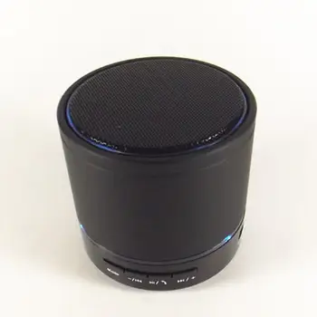 Metāla Super Mini Bezvadu Bluetooth Skaļruni, Mazo Portatīvo Kabatas izmēra ar Mikrofonu, LED Smago Bass Skaļrunis