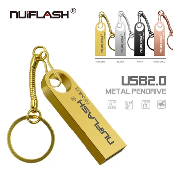 Metāla USB Flash Drive Pen Drive 32GB 16GB 4GB 8GB High Speed Usb Flash Drive 64gb, 128gb un 256 gb Usb Atmiņas Disku 512 gb pen drive