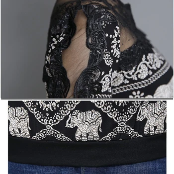 Mežģīnes svītrainām Drukāt Backless T Krekli 2019 Sexy O-veida Kakla t-veida krekls femme Dobi no Īsām piedurknēm TShirts Sievietēm Dimantus Melns Tops