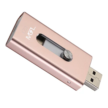 MGL OTG USB Flash Diska 8G 16.G 32G 64G iPhone X/8/7 Plus/7/6s Plus/6s/5/5s/SE & ipad iFlash Disku, Atmiņas karti memory Stick Pendrive