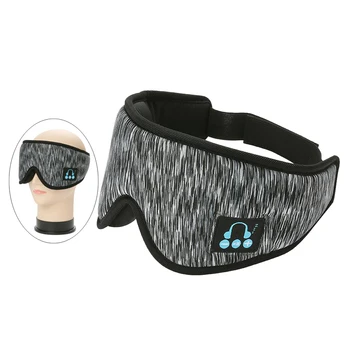 Miega Austiņas 3D Acu Maska, Bluetooth 5.0 Bezvadu Mūzikas Maska, Acu aizsarga Vāciņu Acīm, Vīriešiem, Sievietēm, Gulēšana, Ceļošana