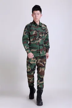 Militārās Taktikas Armijas Apģērbu Komplekts Taktiskā Peintbola Kamuflāžas Vienotu Kaujas Mētelis un Bikses