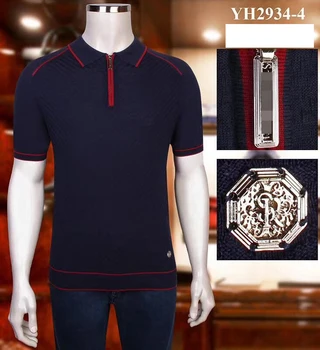 Miljardieris polo krekls, zīda vīrieši ir 2021. Jaunu modes Gadījuma īsām piedurknēm jaunu plānas Pogas modelis Elpojošs liels izmērs M-4XL kvalitāti