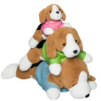 Milzu Liels Ķēriens Spilgti Suns, Bīgls Plīša Rotaļlieta Spilvena Pildījumu Hound Dog Nekustamā Suns Touch Sajūta Mest Spilvens Dzimšanas dienas Dāvanu Zēns