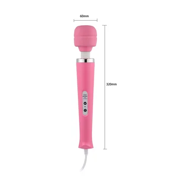 Milzīgs Burvju Nūjiņu, Masāža Stick AV Spēcīgs Vibrators 10 režīmi Klitora Stimulators Vibrators Pieaugušo Seksa Rotaļlieta, Liels Vibrators Sievietēm